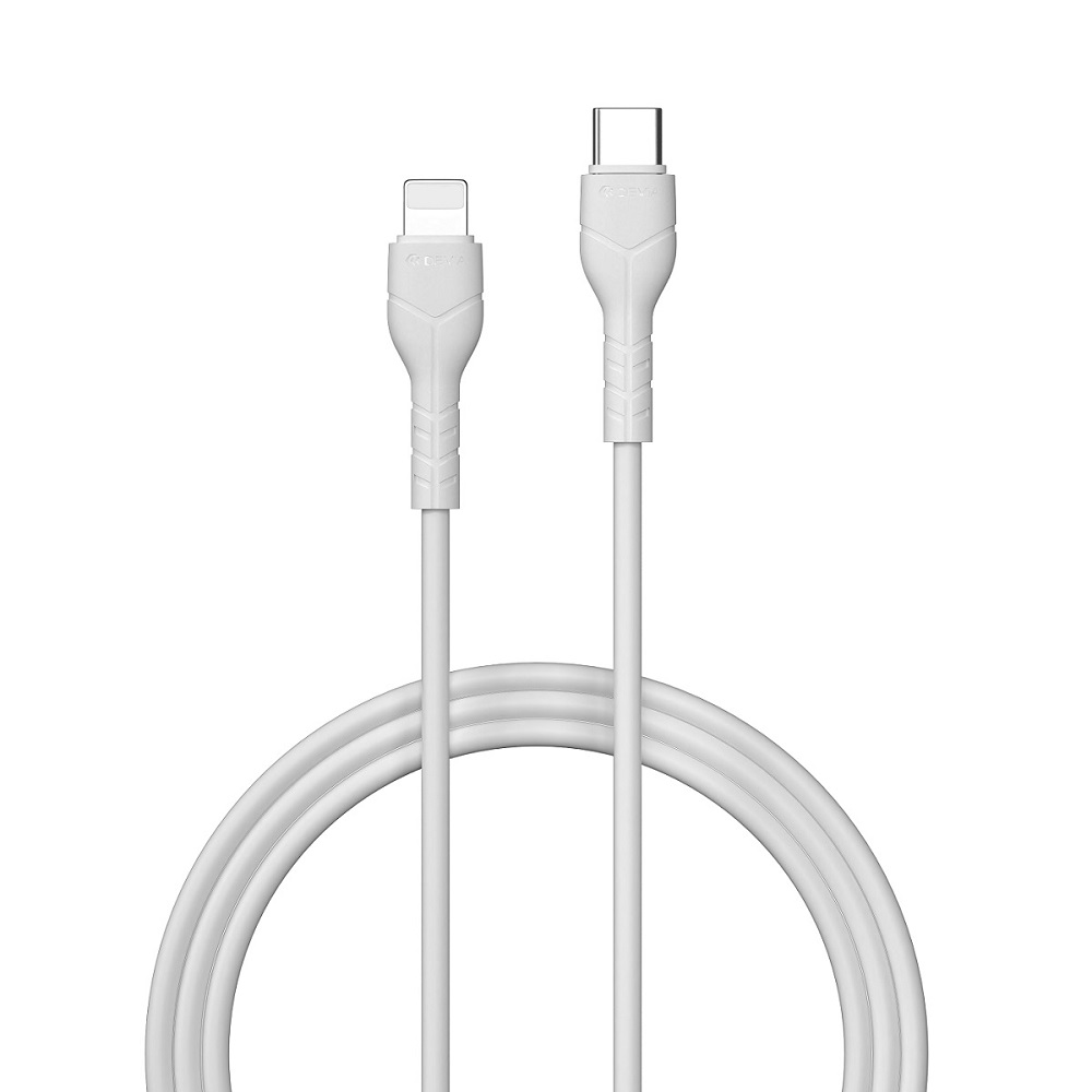 Devia-cable-Kintone-USB-C-Lightning-10-m-3A-27W-white-51001