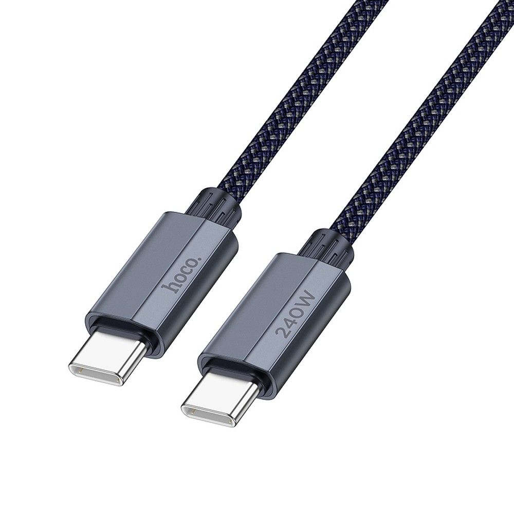 HOCO-U134-DATA-cable-Type-C-to-Type-C-240W-18m-dark-blue-50757