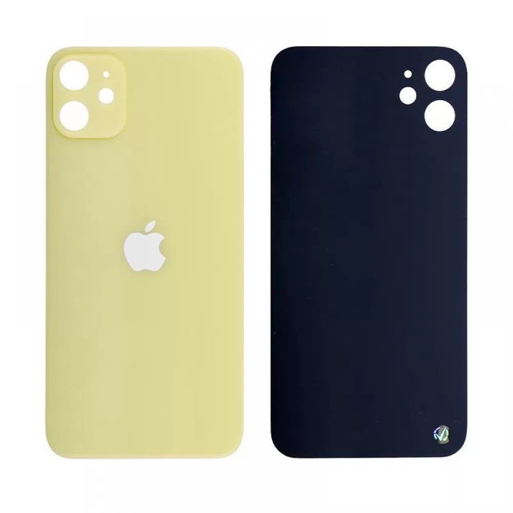 APPLE-iPhone-11-Battery-cover-Large-Hole-Version-Yellow-OEM-49890