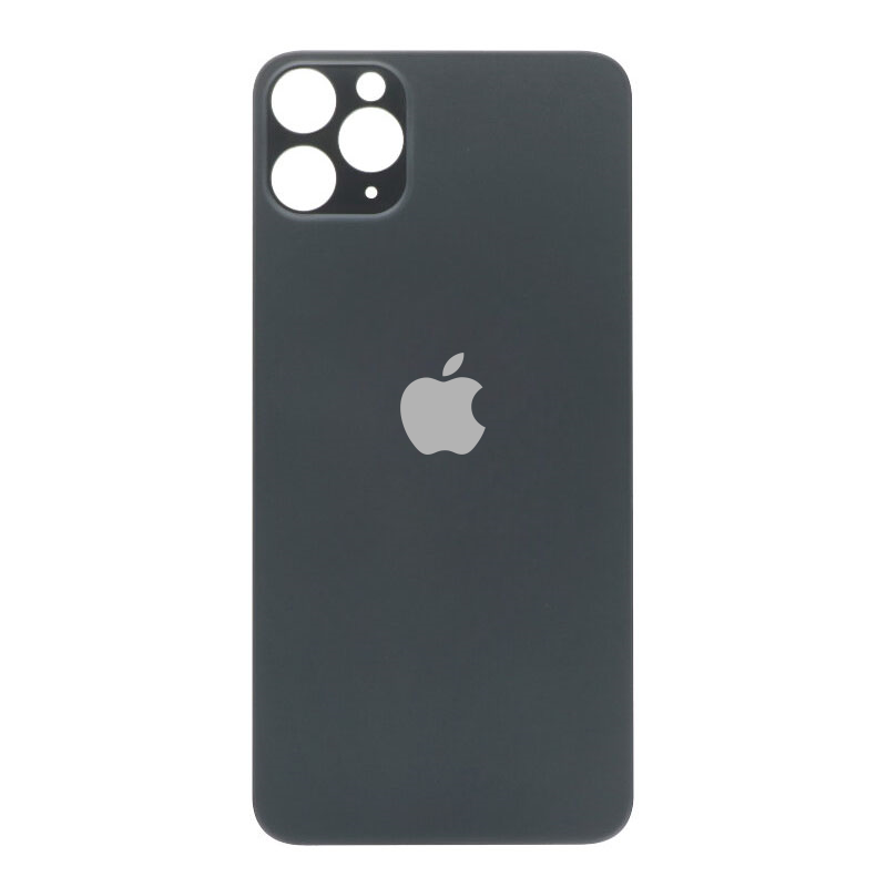 APPLE-iPhone-11-Pro-Max-Battery-cover-Adhesive-Large-Hole-Black-OEM-49235