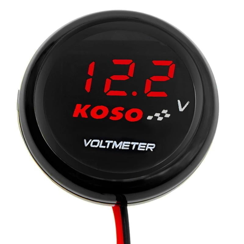 KOSO-Motorcycle-Voltage-Meter-Digital-LED-DC6-0-19-9V-Mini-Voltmeter-Gauge-For-Yamaha-XMAX-1