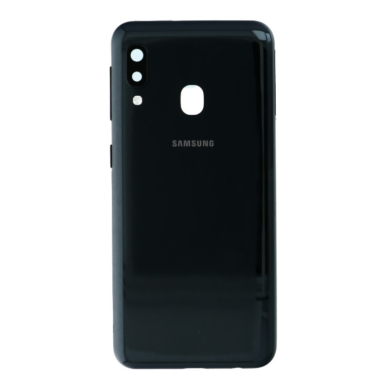 SAMSUNG-A202F-Galaxy-A20e-Battery-cover-Camera-Lens-Black-Original-20601
