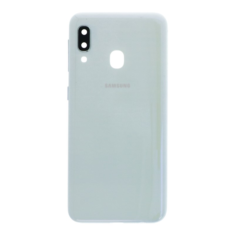 SAMSUNG-A202F-Galaxy-A20e-Battery-cover-Camera-Lens-White-Original-20603
