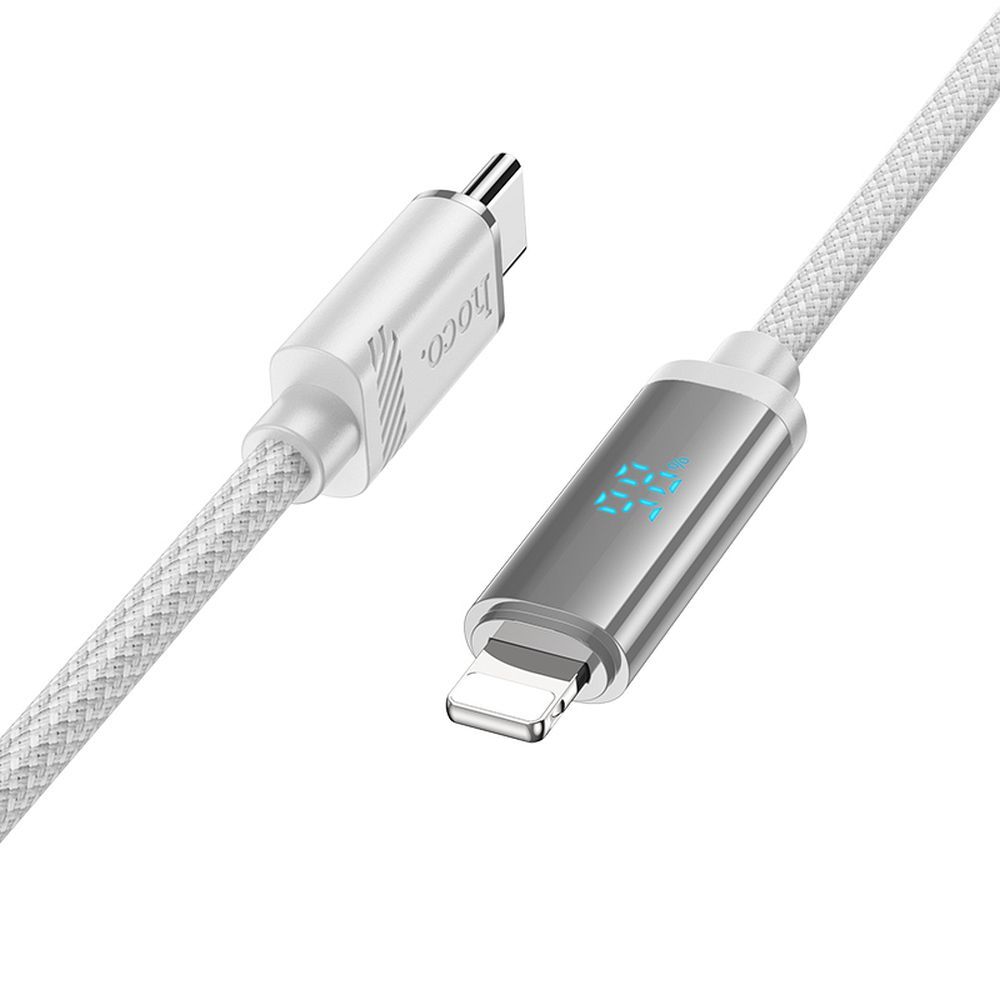 HOCO-U127-DATA-CABLE-Type-C-to-Lightning-PD-24A-27W-12-Silver-51476