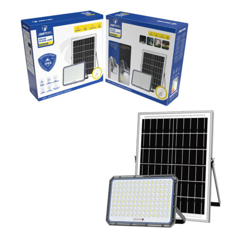 Jortan Ηλιακός Προβολέας Με Τηλεχειριστήριο LED 3000W IP66- Solar Flood Lamp