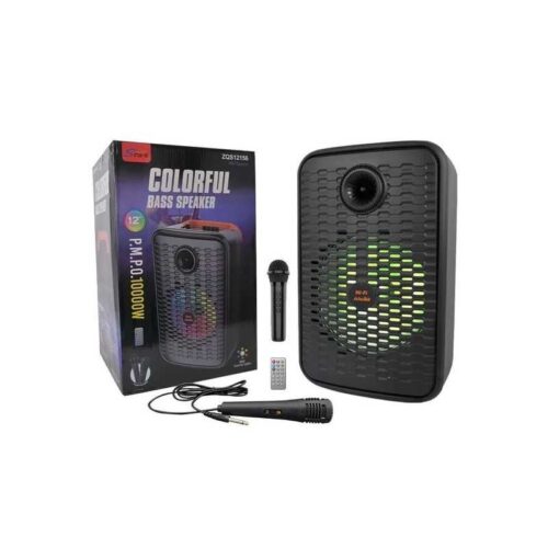 SingE Φορητό ηχείο με μικρόφωνο 12" 10000W ZQS12156 - Wireless speaker