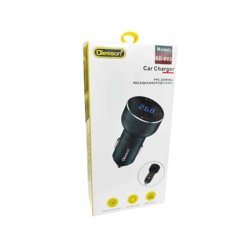 Olesson Φορτιστής αυτοκινήτου USB-Type-C 230W SD-003 - Car charger