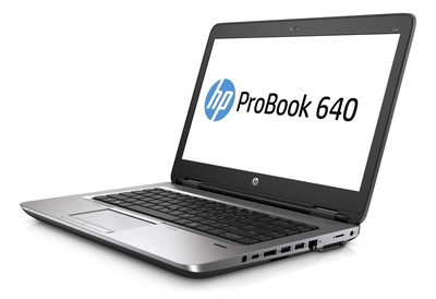 HP Laptop ProBook 640 G2, Refurbished Grade A, i5-6300U, 8/256GB M.2, Cam, 14", HD Graphics 520, FreeDOS