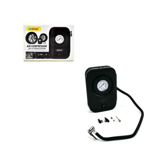 Andowl Κομπρεσέρ Αέρος Αυτοκινήτου 120W 12V με Μανόμετρο Q-DQ025 - Air Compressor