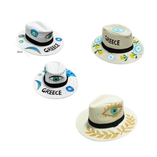 Καπέλο ψάθινο Greece- Ηat