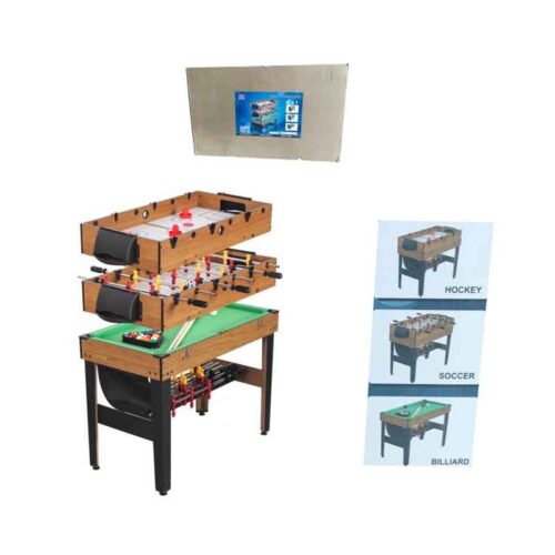 Επιδαπέδιο Τραπέζι Πολλαπλών Παιχνιδιών 3 σε 1 - Multi Game Table