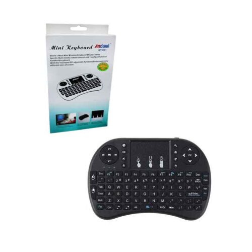 Andowl Ασύρματο Πληκτρολόγιο Mini με Touchpad QY-K01 - Mini Wireless Keyboard