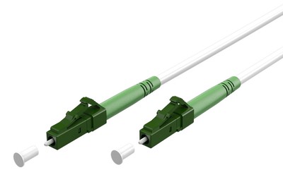 GOOBAY καλώδιο οπτικής ίνας LC-APC 59583, Singlemode OS2, 0.5m, λευκό