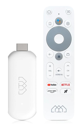 HOMATICS TV Stick HD, 1080p, 1/32GB, WiFi, Google/Netflix πιστοποίηση, Android 11
