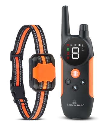 POWERTECH ηλεκτρικό κολάρο εκπαίδευσης σκύλου PT-1399 με ασύρματο χειριστήριο, εμβέλεια 800m