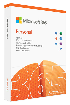 MICROSOFT Office 365 Personal QQ2-01897, English, medialess P8, 1 έτος