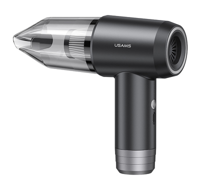 USAMS 2 σε 1 σκουπάκι χειρός & air duster ZB291, 60W, 4000mAh, μαύρο