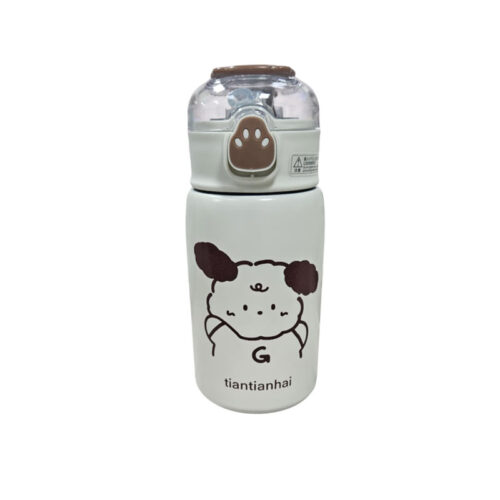 Παιδικό Θερμός 400ml με Ζωάκια & Καπάκι Πατουσάκι – Kids Thermal Bottle