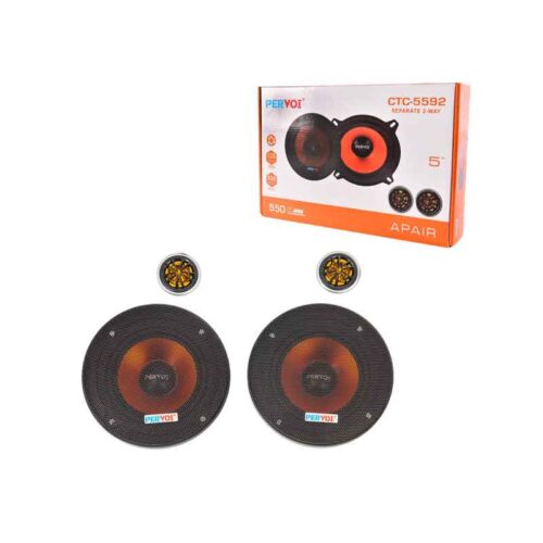 PerVoi Σετ Ηχεία Αυτοκινήτου Διαιρούμενα 2 Δρόμων 5" 120W RMS CTC-5592 – Car speakers