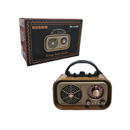 Meier Ηχείο Ραδιόφωνο Ρετρό MD-1312BT - Vintage Radio Speaker