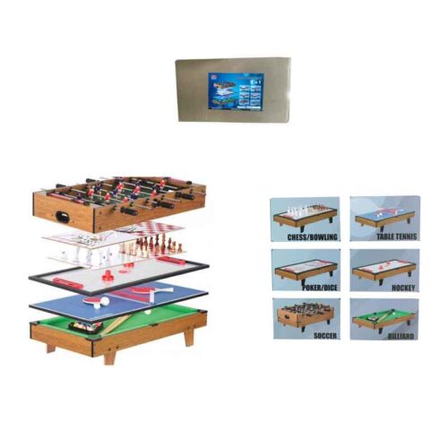 Επιδαπέδιο Τραπέζι Πολλαπλών Παιχνιδιών 8 σε 1 - Multi Game Table