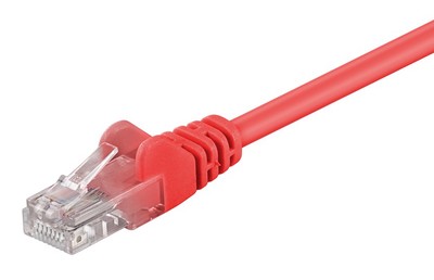 GOOBAY καλώδιο δικτύου 68379, CAT 5e U/UTP, CCA, 5m, κόκκινο