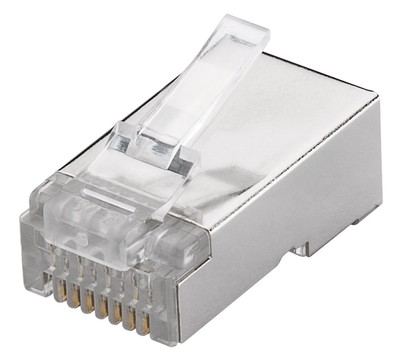 GOOBAY βύσμα RJ45 93829, CAT 6 STP, μεταλλικό, 10τμχ