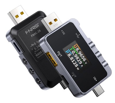 FNIRSI USB tester φόρτισης FNAC-28, USB & USB-C