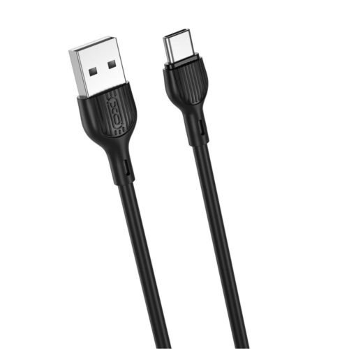 XO NB200 cable USB - USB-C 1,0m 2.1A black