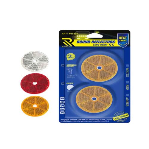 Rchang Στρογγυλοί Ανακλαστήρες 2τμχ W16300 60mm- Round Reflectors 2pcs