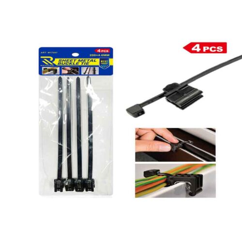 Rchang Μεταλλικά Δεματικά W17441 T50ROSEC5A/B 4τμχ 4.6x200mm- Sheet Metal  Buckle Tie