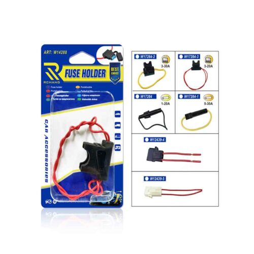 Rchang Βάση Ασφαλειοθήκης με Καλώδιο για Αυτοκίνητα & Μοτοσυκλέτες 12V/24V W14288 - Fuse Holder