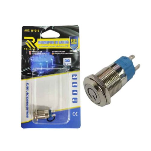 Rchang Διακόπτης Μπαταρίας Αυτοκινήτου 12–24V με Φωτιζόμενο Κουμπί W1019 –  Car Battery Switch