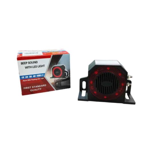Βομβητής Όπισθεν - Ηχητική Σειρήνα με LED Φωτισμό 12V–48V Beep Alarm