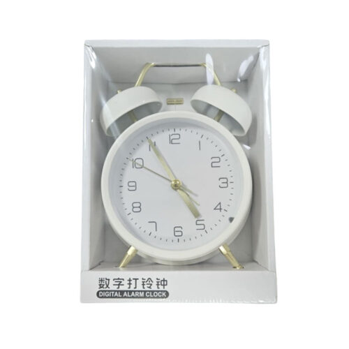 Ρολόι Ξυπνητήρι Αναλογικό Μεταλλικό με Διπλό Κουδούνι - Analog Metal Alarm Clock