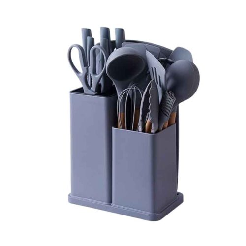 Πλήρες Σετ Κουζινικών 19 τεμαχίων με Θήκη - Complete 19-Piece Kitchen Set with Case