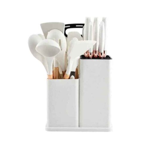 Πλήρες Σετ Κουζινικών 19 τεμαχίων με Θήκη - Complete 19-Piece Kitchen Set with Case