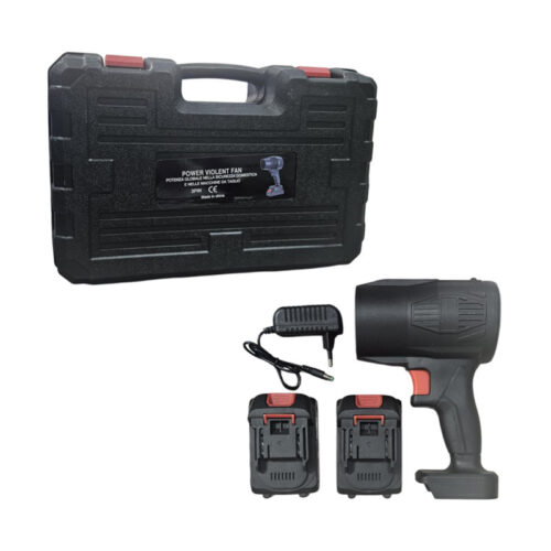 Φυσητήρας χειρός 21V με 2 Μπαταρίες και Βαλιτσάκι - Power Violent Fan