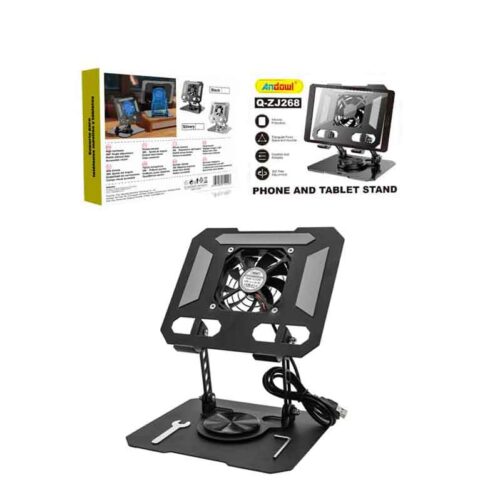 Andowl Βάση Στήριξης για Laptop με 1 Ανεμιστήρα Q-ZJ268 - Phone And Table Stand