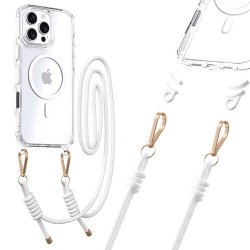 Θήκη iPhone για Όλα τα μοντέλα Θήκη Orso Detachable Lanyard Magsafe Διαφανές