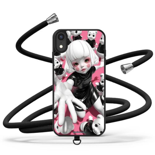 Θήκη Xiaomi για Όλα τα μοντέλα με Κορδόνι λαιμού & σχέδιο Girl (Κωδ:2002)