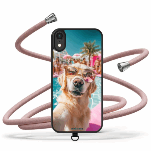 Θήκη Xiaomi για Όλα τα μοντέλα με Κορδόνι λαιμού & σχέδιο Selfie Dog (Κωδ:2015)