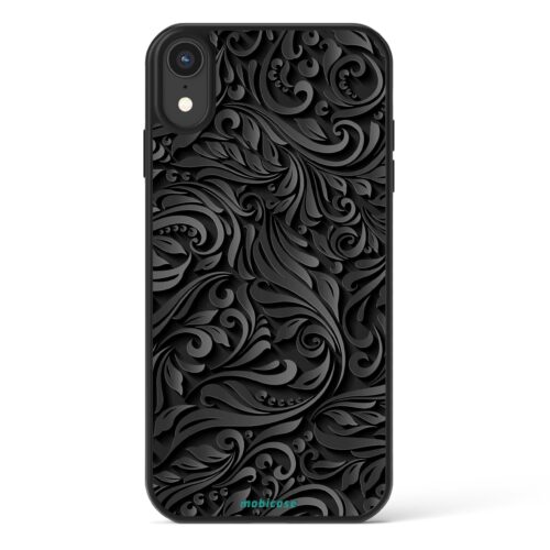 Θήκη Xiaomi για Όλα τα μοντέλα Πλάτης Με Σχέδιο Black Flowers (Κωδ:1008)