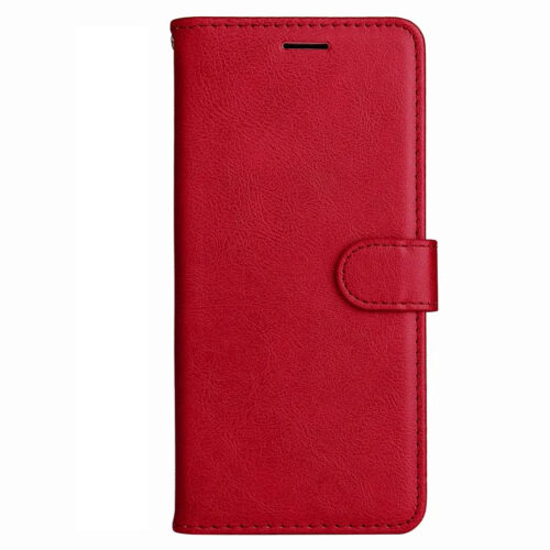 Θήκη Samsung για Όλα τα μοντέλα  Θήκη Book Mobicase Κόκκινη Wallet Card Slot Magnetic Flip Leather Case