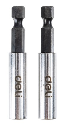 DELI σετ αντάπτορες μύτης κατσαβιδιού DL106002 για δραπανοκατσάβιδο, εξάγωνη υποδοχή, 60mm, 2τμχ