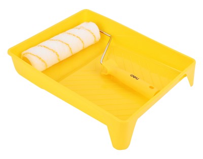 DELI σετ βαφής DL509703, ρολό/λαβή/σκάφη, ακρυλικό, 12mm, 230mm, 3τμχ