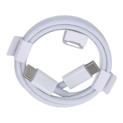 1M 65W Type-C to Type-C Charging Data Cable White HQ