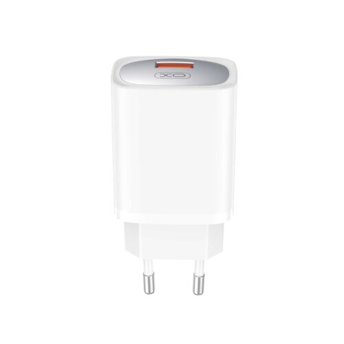 XO CE19 wall charger QC 18W 1x USB white