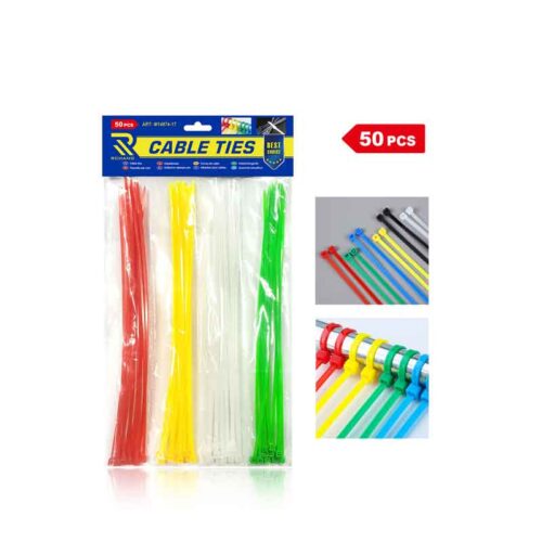 Rchang Δεματικά καλωδίων 2.7x250mm 50τμχ - White Cable Ties
