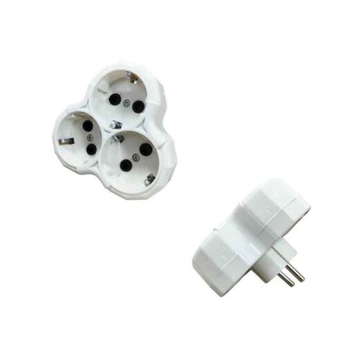 Πολύπριζο αντάπτορας ταφ 3 θέσεων 16Α/250V - Multi-socket adapter taf